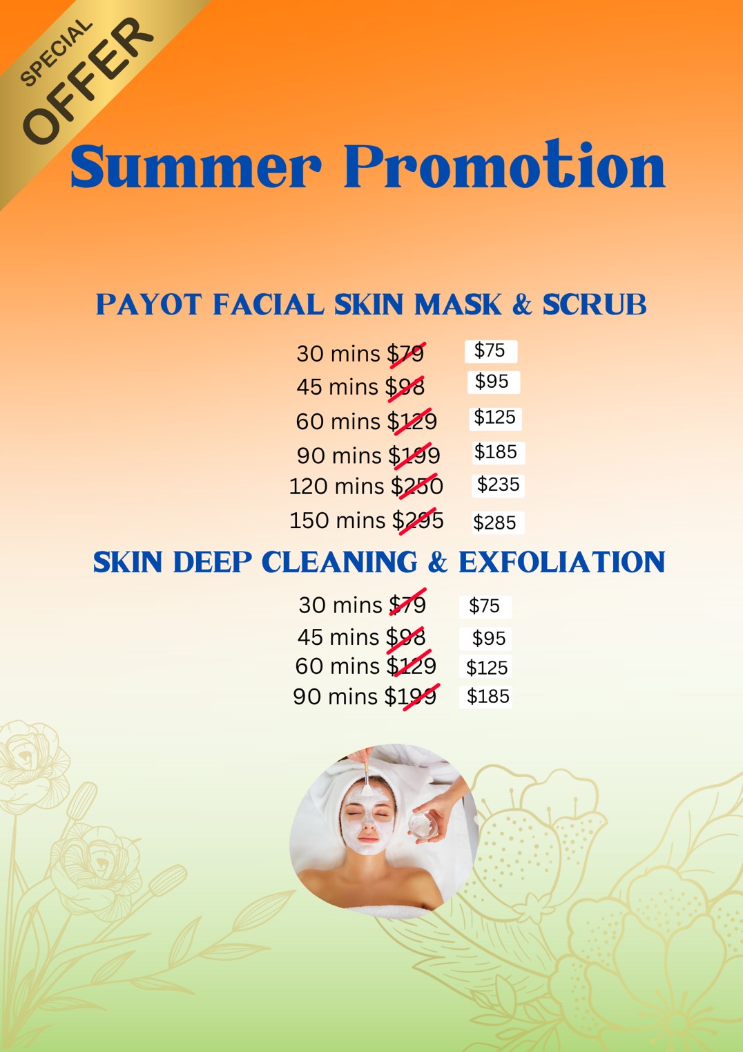 Remedial massage and spa - Summer Promotion